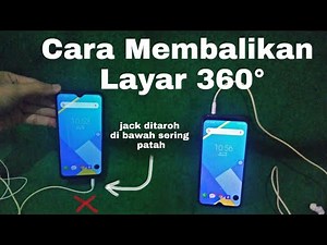 Cara Membalikan Layar Hp 180 derajat Potrait Mode di Hp Realme 3 dan Semua Tipe Hp Android