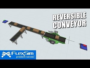 Reversible Conveyors in FlexSim