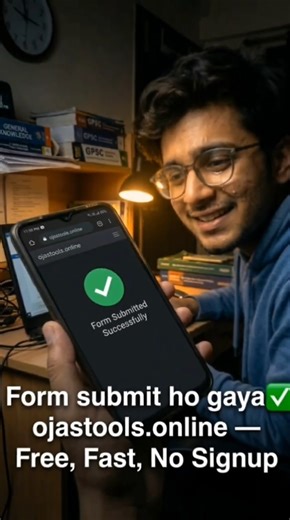 OJAS Form Last Day 😰 Photo Size Problem Solved in 10 Seconds! #shorts