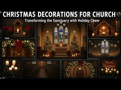 147+ Christmas Decorations for Church 2025 | Church, Indoor & Outdoor Christmas Displays