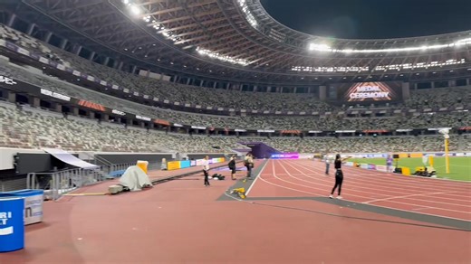 12K views · 304 reactions | My first look inside the Japan Olympic Stadium, Friday night, September 12, 2025, thanks @worldathletics for bringing the 20th World Outdoor Champs to Tokyo! #tokyo2025, #worldchamps, | RunBlogRun | Facebook