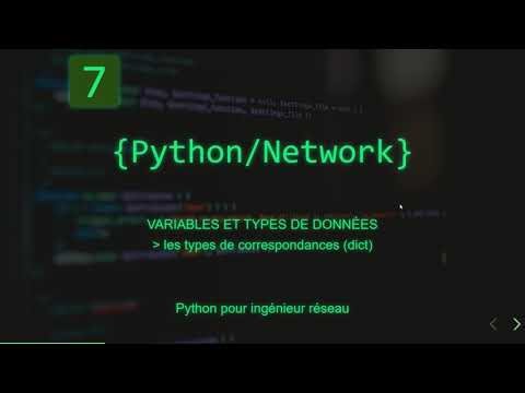 #07 Maîtrisez Python pour l'Ingénierie Réseau : type dictionnaire