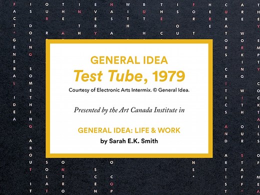 General Idea, Test Tube (clip), 1979