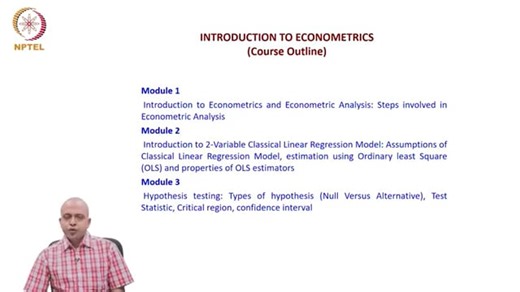 Unit -I Econometrics-Econometric Methods
