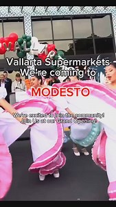 🥳 Join us for the Grand Opening of Vallarta Supermarkets in Modesto, CA! Experience a whole new level of grocery shopping with fresh produce, international flavors, and all your favorite products. Plus, the first 300 customers will receive a FREE bag of groceries! 🎁🛍️ 🎤 Grand Opening Ceremony: 8:00 AM 🚪 Doors Open: 9:00 AM 📅 Date: February 5th 📍 Address: 3900 Pelandale Ave., Suite 200, Modesto, CA 95356 ¡Únete a nosotros para la Gran Apertura de Vallarta Supermarkets en Modesto, CA! Exper