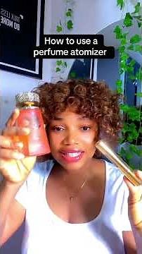 How to use. A perfume atomizer