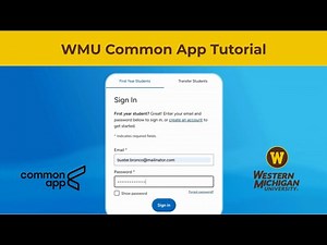 WMU Admissions: How to complete your 2026 Common App