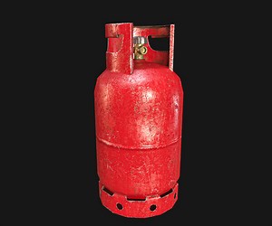 ArtStation - Gas Cylinder 3D Model Game Ready | Game Assets