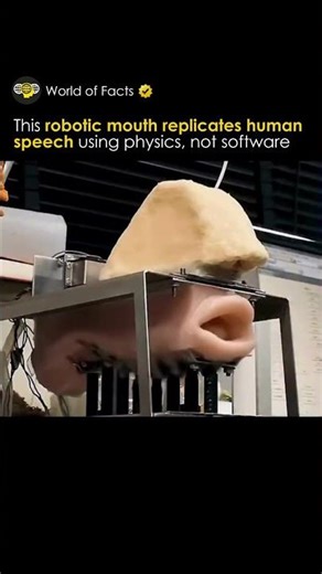 Robotic mouth replicates human speech using Physics