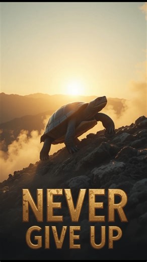 THE TURTLE RULE – SLOW BUT UNSTOPPABLE 💪. #motivation #alpharise #turtle #nevergiveup