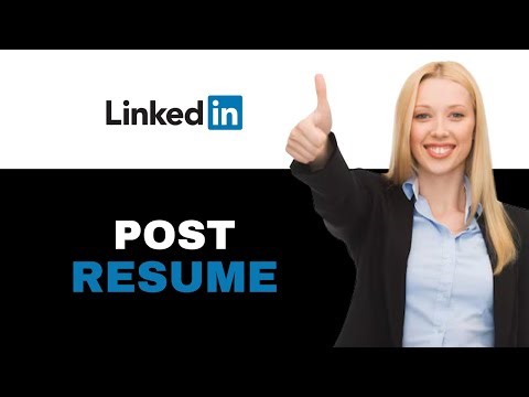 How to Post Resume in LinkedIn App 2025