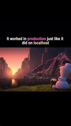 It worked in production… just like localhost 😳💀 #shorts