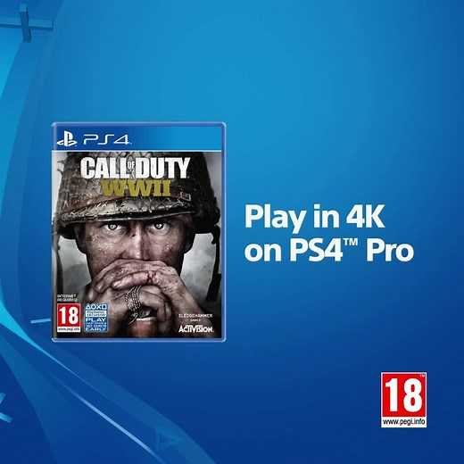 Pinpoint the enemy with stunning clarity. This is Call of Duty WWII on PS4 Pro. | PlayStation UK