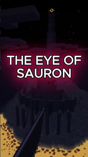 THE EYE OF SAURON - HUGE MINECRAFT BUILD
