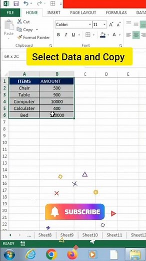 How to transform table in your microsoft excel Easy #excel #Microsoft excel