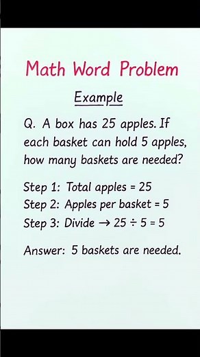 Math Word Problem Solved | Homework Example
