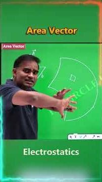 Area Vector | Electrostatics | JEE | NEET | CLASS 12