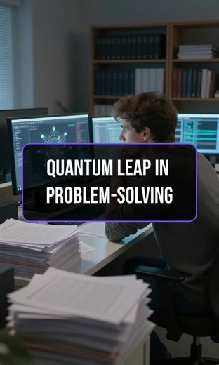 Unlock the future with quantum! #QuantumComputing #Innovation #ProblemSolving