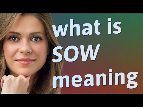 Sow | meaning of Sow