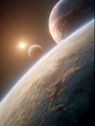 🪐 KEPLER-36b Y 36c: LOS PLANETAS QUE CASI COLISIONAN 💥🌌 Imagina mirar al cielo… y ver otro planeta tan grande como un continente colgando sobre tu cabeza. Eso podría ocurrir en Kepler-36b, un mundo rocoso algo mayor que la Tierra, que comparte sistema con Kepler-36c, un planeta tipo Neptuno unas 8 veces más masivo que nuestro planeta. Lo asombroso: ✅ Sus órbitas están separadas por solo 0.013 UA (unos 1.95 millones de km, ¡astronómicamente pegados!). ✅ Sus gravedades se perturban entre sí con