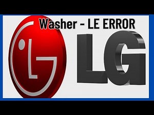 ✨ LG Washing Machine LE Error - (SOLVED) ✨