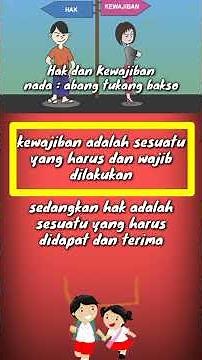 Lagu hak dan kewajiban ppkn sd