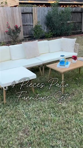 Aditi Agarwal on Instagram: "YITAHOME 4 Pieces Patio Furniture Set Turn your patio, backyard into a cozy and inviting resort Feature with durable PE rattan & sturdy coated iron frame protects from the elements, so you don’t worry about any weather. Versatile as a 5 Seats L-shaped sofa, love-seat or daybed, flexible & lightweight enough for you to enjoy a cozy leisure time and to be a modern additions for outdoors like garden, porch, patio, pool etc, and also inject a laidback bohemian feel to yo