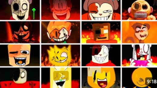 FNF TWIDDLEFINGER Multiverse (所有动画)