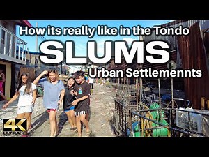 One Hour of TONDO Manila Philippines [4K]