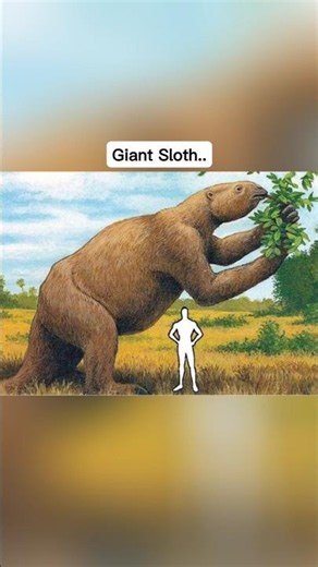 Giant extinct version of modern animals 😲 #shorts
