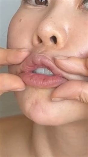 Overworking the bottom lip and chin pulls the face downward, so instead of creating volume or tension there, focus on gently activating the upper lip only to lift sleepy muscles and support a more balanced, youthful facial shape. | Koko Face Yoga
