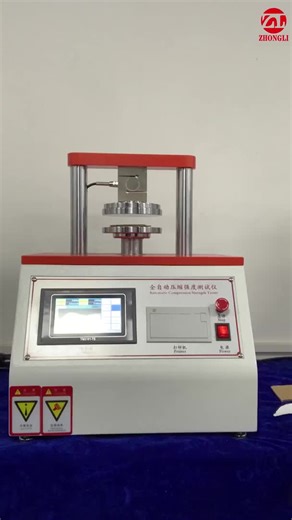 ASTM D3786 Digital Edge Pressure Ring Crush Strength Testing Machine