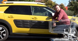 12K views · 58 reactions | Quirky, cool and shopping-proof? We launch some trolleys at the Citroen C4 Cactus to find out! Let us know what damage your car has copped in a public car park? | CarsGuide.com.au | Facebook