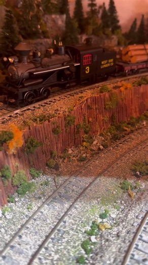 The Heisler #HO scale model train #mountain logging train