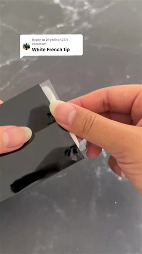 83K views · 748 reactions | you wanted white french tip, now you can DIY a french manicure with gel nails stickers that go from soft to hard in 60 seconds. Just cure it under a UV lamp! #frenchtiphack #whitefrenchtips #gelnailhacks #asmr #gelnailsticker | Gellae | Facebook