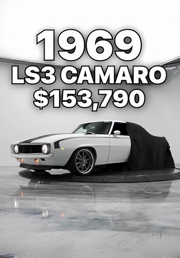 #AVAILABLE | A built 6.2L LS3 (W/ a Texas Speed Cam), Fully custom interior, an $8K custom audio system, wilwoods, RideTech Suspension and MORE… What else could you want out of a 69’ Camaro?😎Head online for the full listing and build sheet on our newest Restomod arrival — now LIVE! 💻 #classiccars #classiccamaro #69camaro #restomod #v8 #carsforsale #classiccaredits #camaroforsale