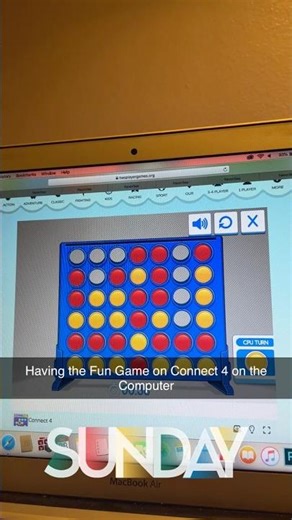 Having the Fun Game on Connect 4 on the Computer