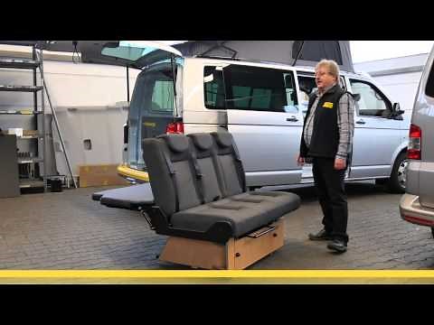 Produktgruppenfilm: Erläuterung REIMO Sitzbanktypen für VW T5