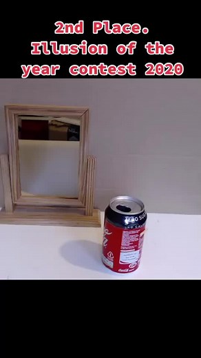 Mirror illusion. #magic #illusion #wonder #sciencemagic #reflection #reflection #mirror #sciencetrick