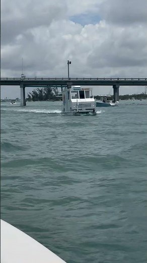 Ice Cream truck boat sails around Sarasota delivering frozen treats #shorts