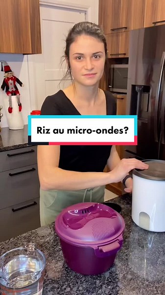 Cuit-riz, un produit exclusif! #tupperware #tupperwarequebec #quebec #quebectiktok #homemade #faitmaison #homemadecooking #fyp #fypシ #pourtoi #pourtoipage #wow #riz #microonde #microwave #cuisinetiktok #recettefacile #recette #recettesimple #sante #manger