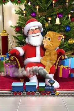 Talking Santa meets Ginger
