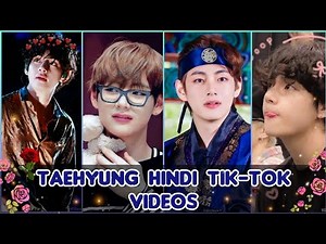 Kim Taehyung 💜|| BTS V Tik-Tok Mix videos 😊||On Hindi songs 🎵 ||By Vminkook 🥰||