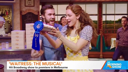 Waitress, the Tony Award-nominated Broadway musical based on the 2007 cult classic film, is coming to Australia with its premiere at Her Majesty's Theatre in Melbourne on 1 May. We sat down with the stars Natalie Bassingthwaighte and Rob Mills to discuss their rehearsals! #waitress #broadway #musical | The Morning Show