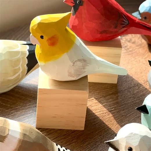 Hand Cardinal Wood Carving Bird Figurine,custom Country Style Bird Ornaments,gift for Bird Lovers, Natural Style Decoration,bird Decor Gifts - Etsy