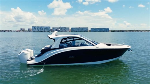 1.8K views · 21 reactions | Whether you're planning a weekend getaway or a sunset cruise, the 2025 Sea Ray Sundancer 370 Outboard is the ultimate vessel for those who seek luxury, style, and performance in one exceptional package. | MarineMax | Facebook