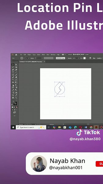 Creative Broken Location Pin Logo Design Tutorial