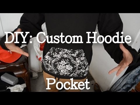 DIY: Custom Hoodie Pocket Tutorial | KAD Customs #12