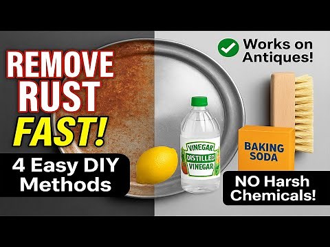 How to Clean Rust from Tin | 4 Easy DIY Methods That Actually Work!