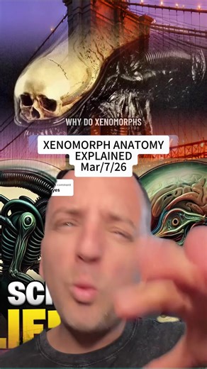 Unlocking the Secrets of Xenomorph Biology: What You Never Knew! 🔍👾 #Xenomorph #AlienBiology #SciFiFacts #fyp #viral #foryoupage #breakingnews #news